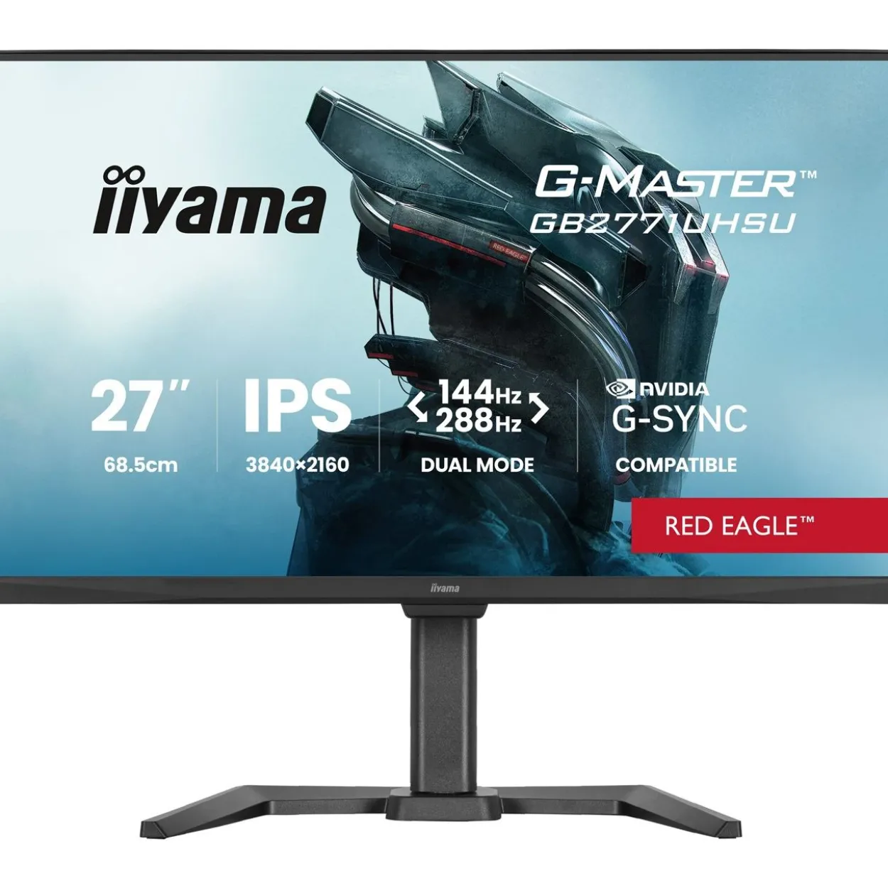 27" (68,58cm) iiyama G-MASTER GB2771UHSU-B1 schwarz 3840x2160 1xDisplayPort 1.4 / 2x HDMI 2.1