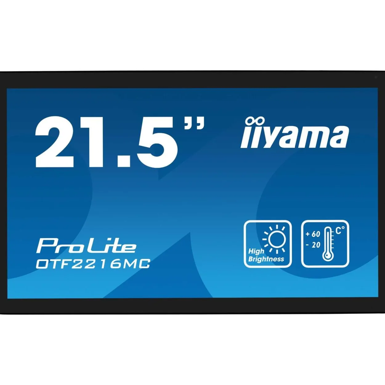 21,5" (54,61cm) iiyama ProLite OTF2216MC-B1 schwarz 1920x1080 1xDisplayPort / 1xHDMI / 1xVGA