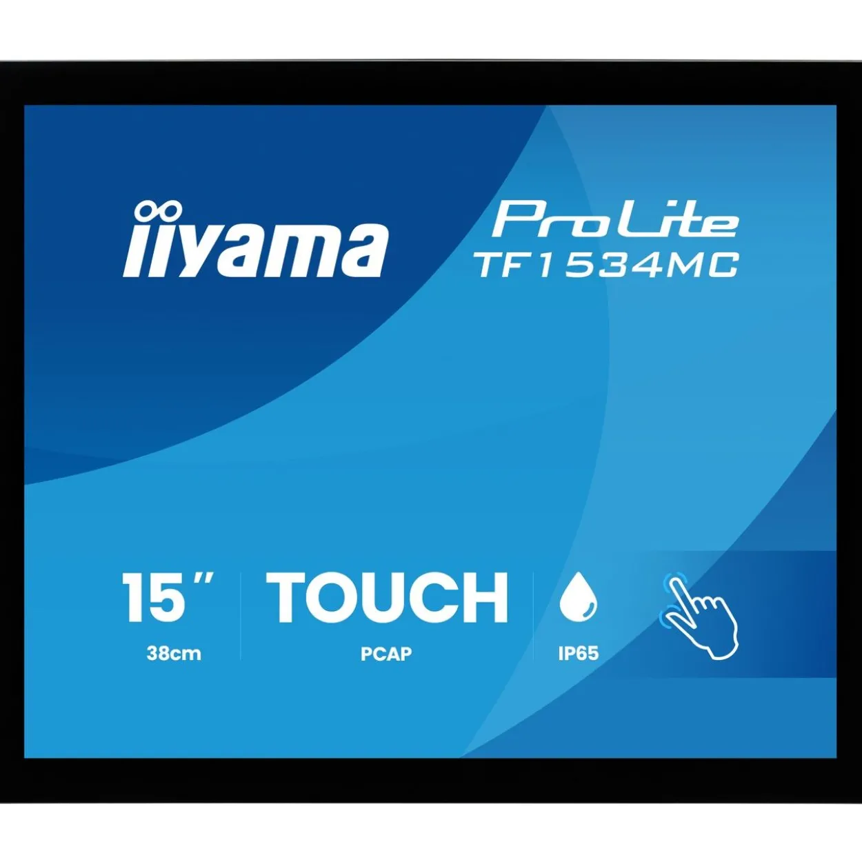15" (38,10cm) iiyama ProLite TF1534MC-B8X schwarz 1024x768 1xDisplayPort / 1xHDMI / 1xVGA