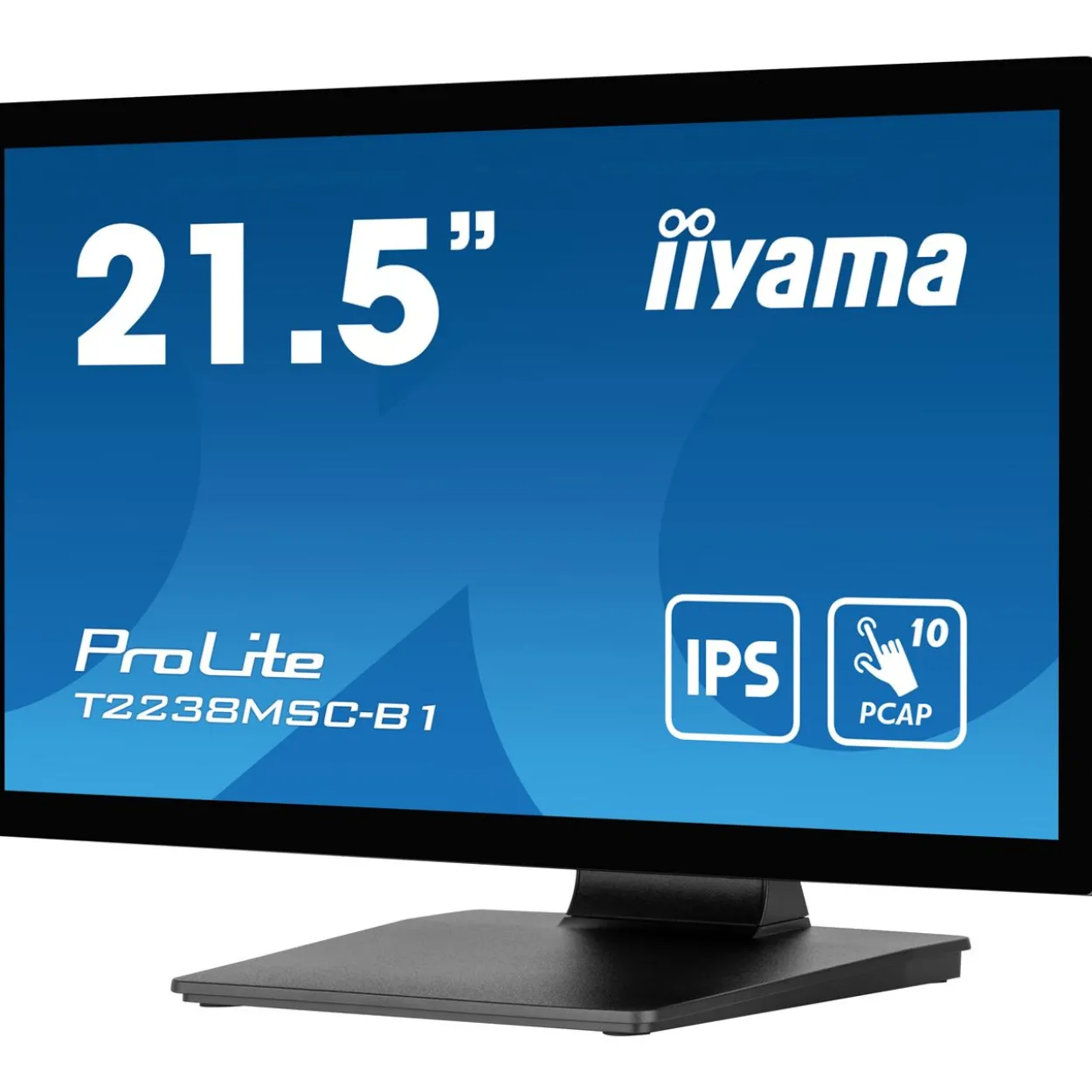21,5" (54,61cm) iiyama ProLite T2238MSC-B1 schwarz 1920x1080 1xDisplayPort / 1xHDMI