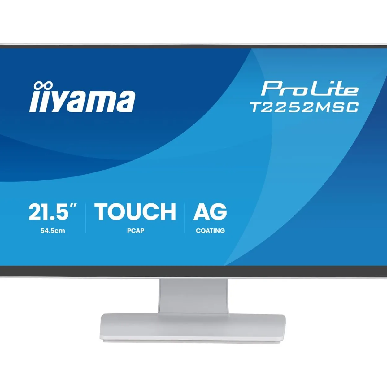 21,5" (54,61cm) iiyama ProLite T2252MSC-W2AG weiss 1920x1080 1xDisplayPort / 1xHDMI