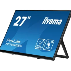 27" (68,58cm) iiyama ProLite T2755QSC-B1 schwarz 2560x1440 1xDisplayPort / 1xHDMI