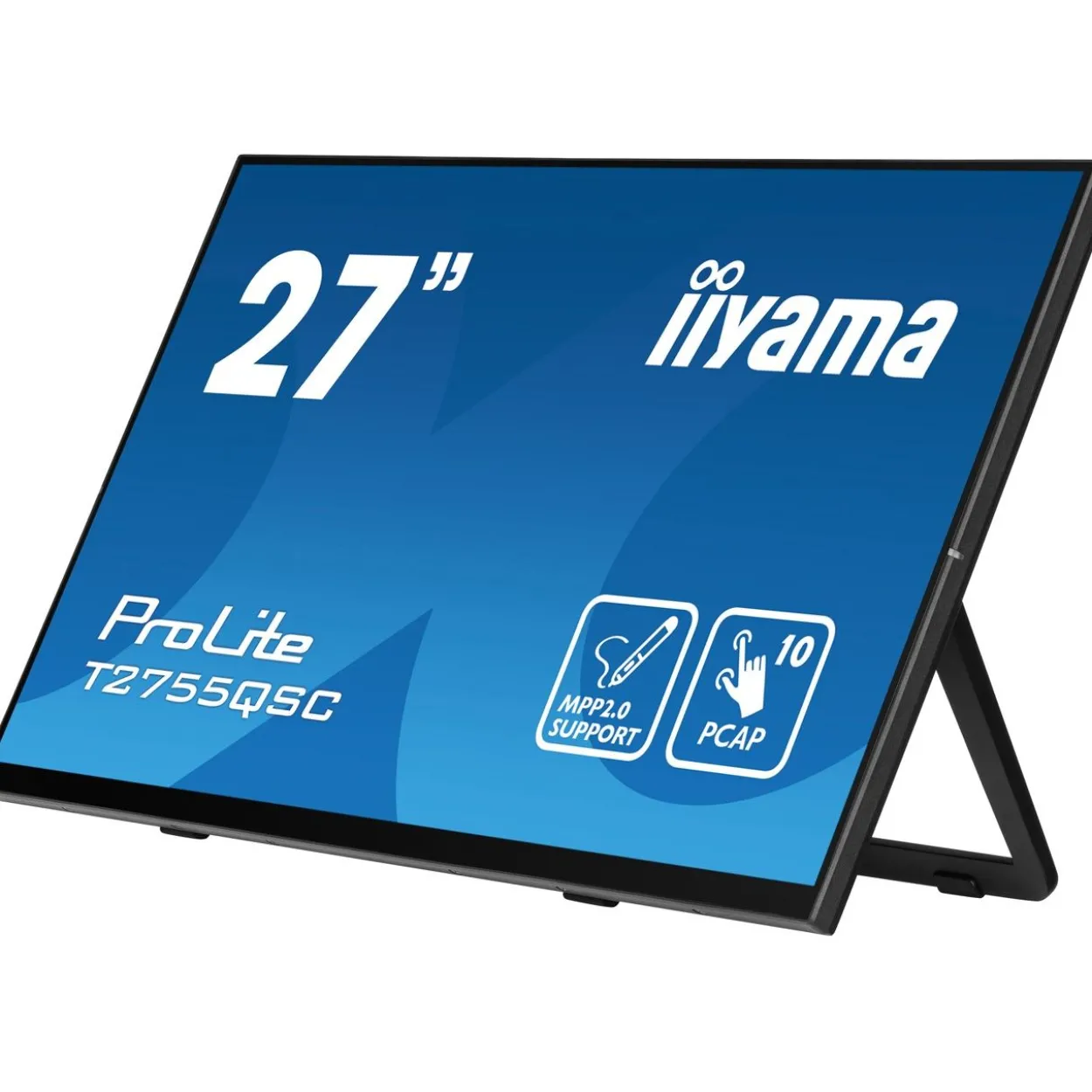 27" (68,58cm) iiyama ProLite T2755QSC-B1 schwarz 2560x1440 1xDisplayPort / 1xHDMI