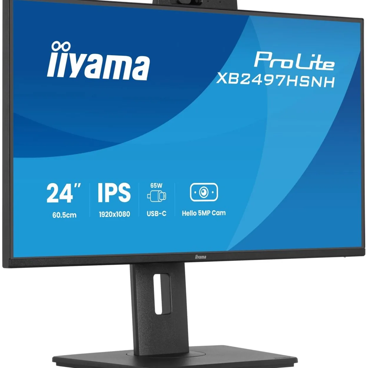 23,8" (60,47cm) iiyama ProLite XB2497HSNH-B1 schwarz 1920x1080 1x DisplayPort 1.2 / 1xHDMI 1.4 / 1x USB-C mit Displayport