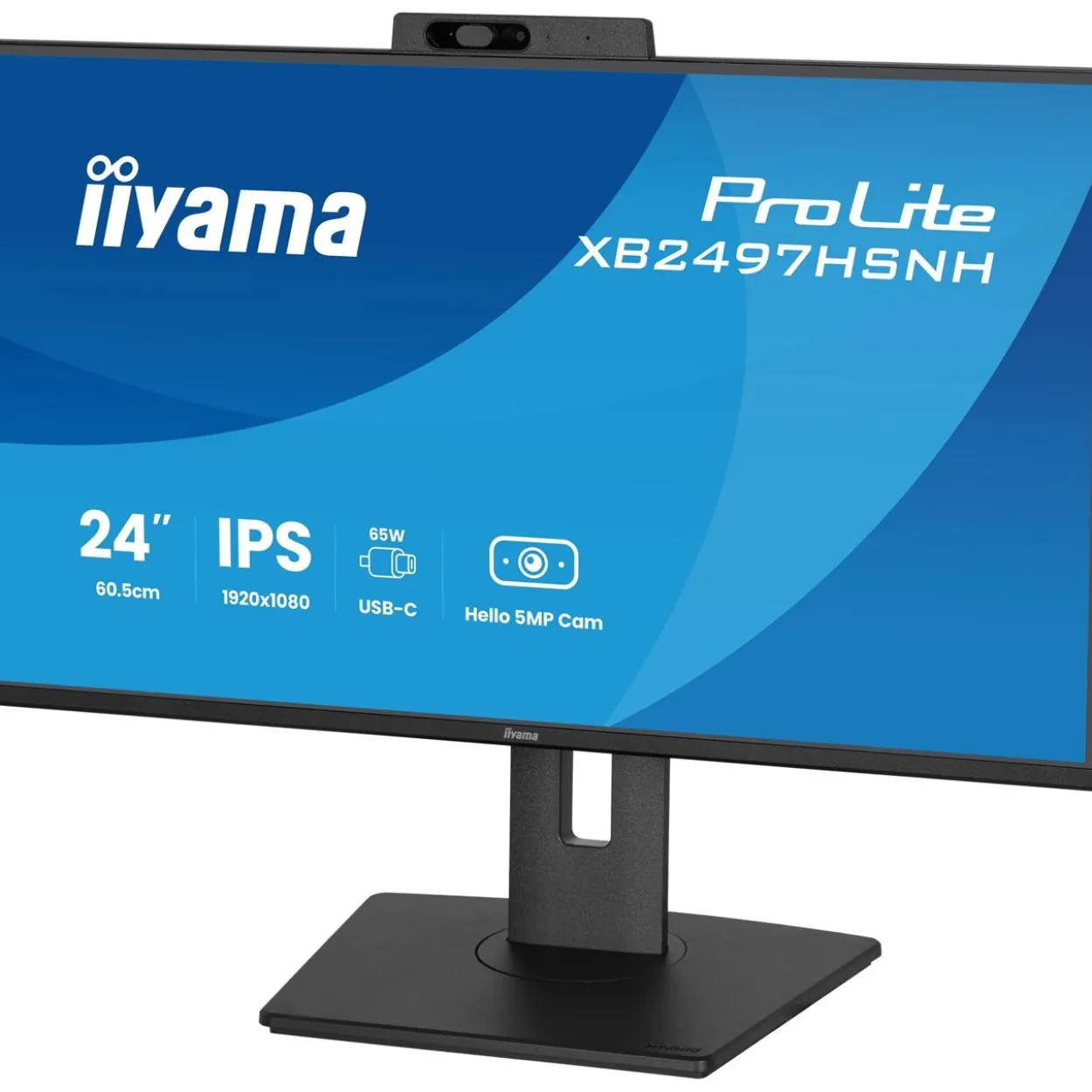 23,8" (60,47cm) iiyama ProLite XB2497HSNH-B1 schwarz 1920x1080 1x DisplayPort 1.2 / 1xHDMI 1.4 / 1x USB-C mit Displayport