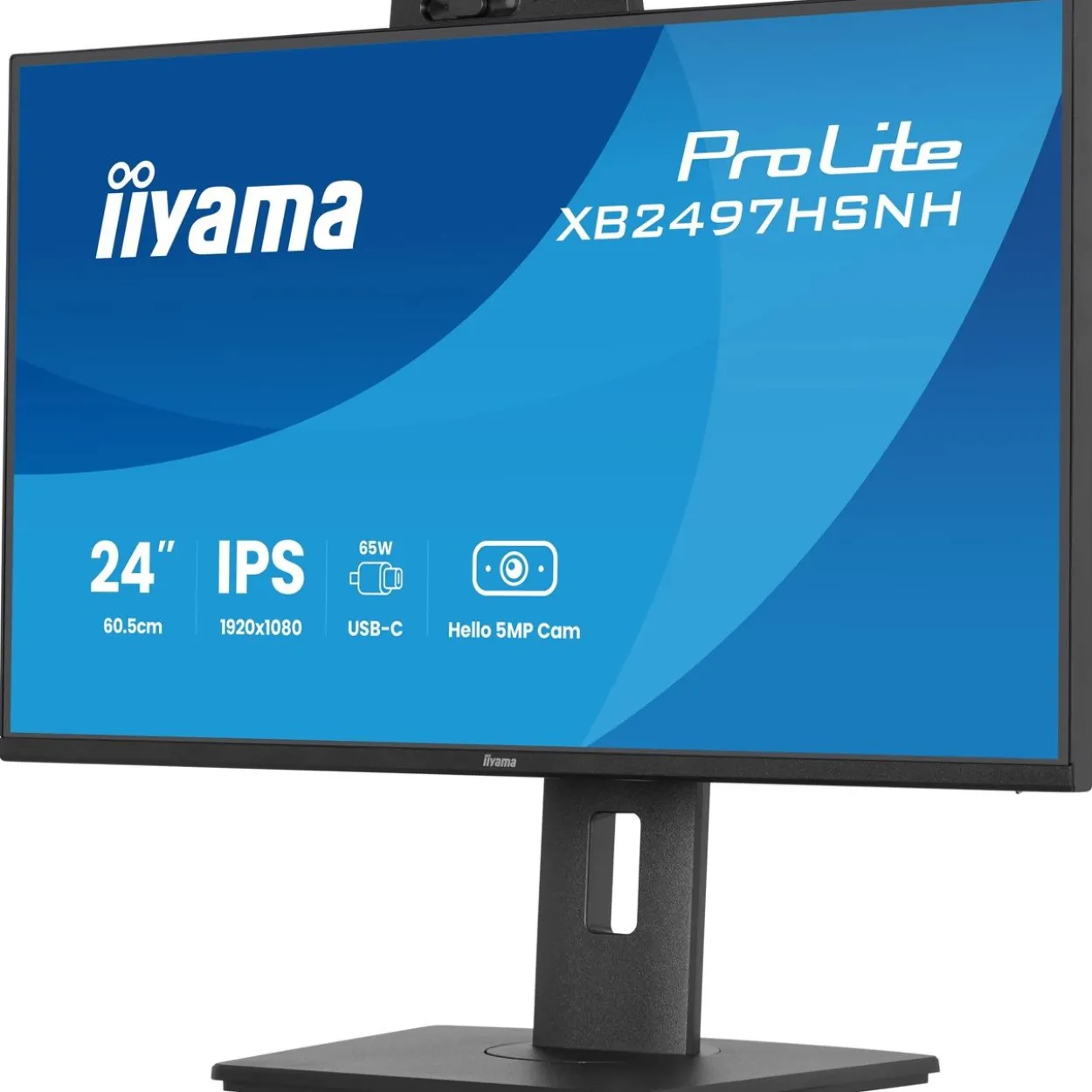 23,8" (60,47cm) iiyama ProLite XB2497HSNH-B1 schwarz 1920x1080 1x DisplayPort 1.2 / 1xHDMI 1.4 / 1x USB-C mit Displayport