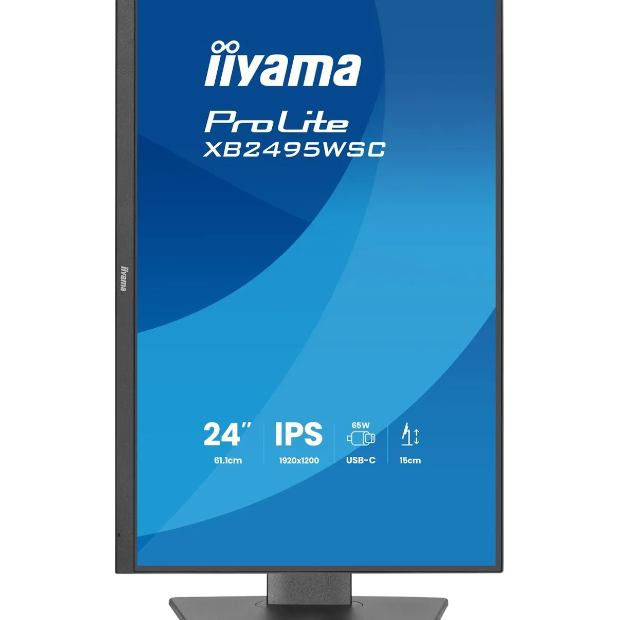 24.1" (61,21cm) iiyama ProLite XB2495WSC-B1 schwarz 1920x1200 1xHDMI 1.4 / 1x USB-C mit Displayport