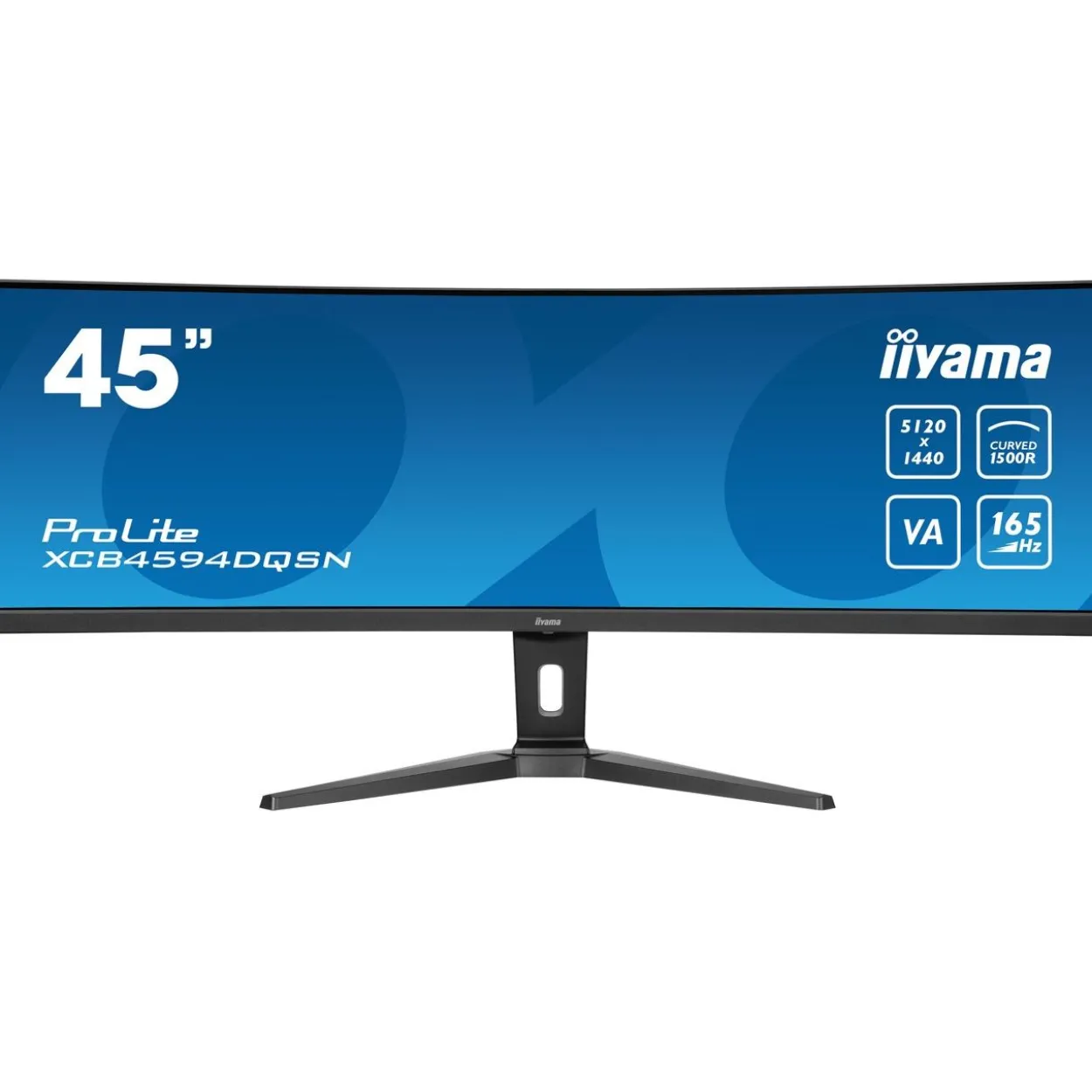44.5" (113,03cm) iiyama ProLite XCB4594DQSN-B1 schwarz 5120x1440 1xDisplayPort 1.4 / 1xUSB-C 3.0 mit DisplayPort 1.4 / 2x HDMI 2.1