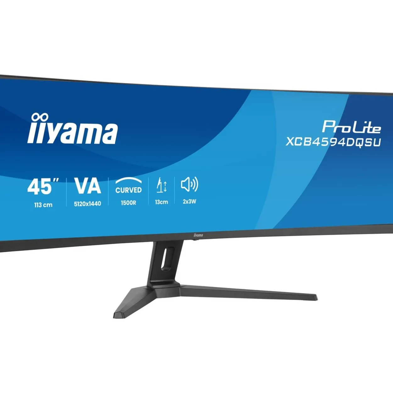 44.5" (113,03cm) iiyama ProLite XCB4594DQSU-B1 schwarz 5120x1440 2xDisplayPort 1.2 / 2xHDMI 2.0