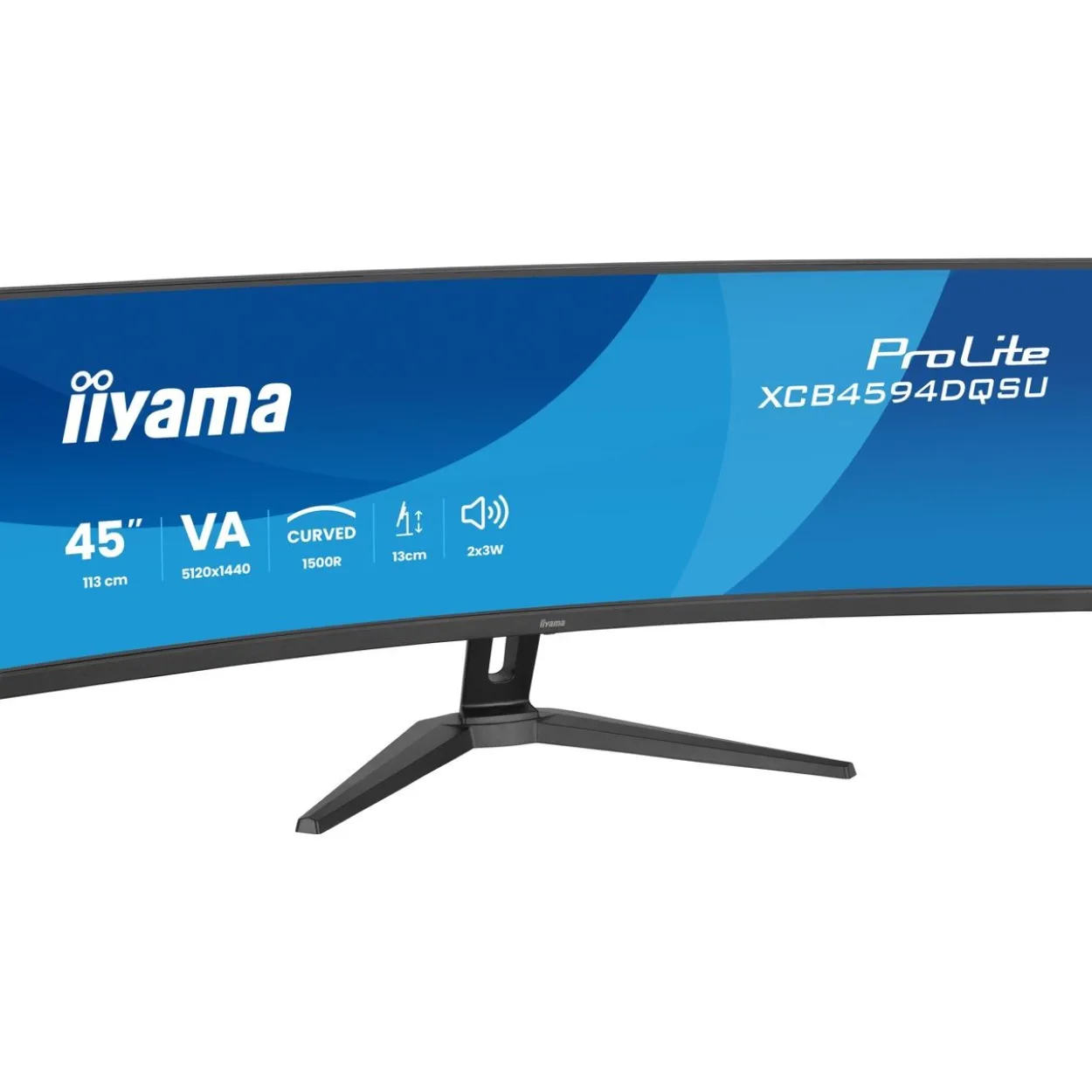 44.5" (113,03cm) iiyama ProLite XCB4594DQSU-B1 schwarz 5120x1440 2xDisplayPort 1.2 / 2xHDMI 2.0