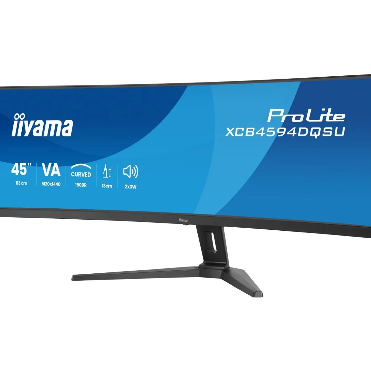 44.5" (113,03cm) iiyama ProLite XCB4594DQSU-B1 schwarz 5120x1440 2xDisplayPort 1.2 / 2xHDMI 2.0