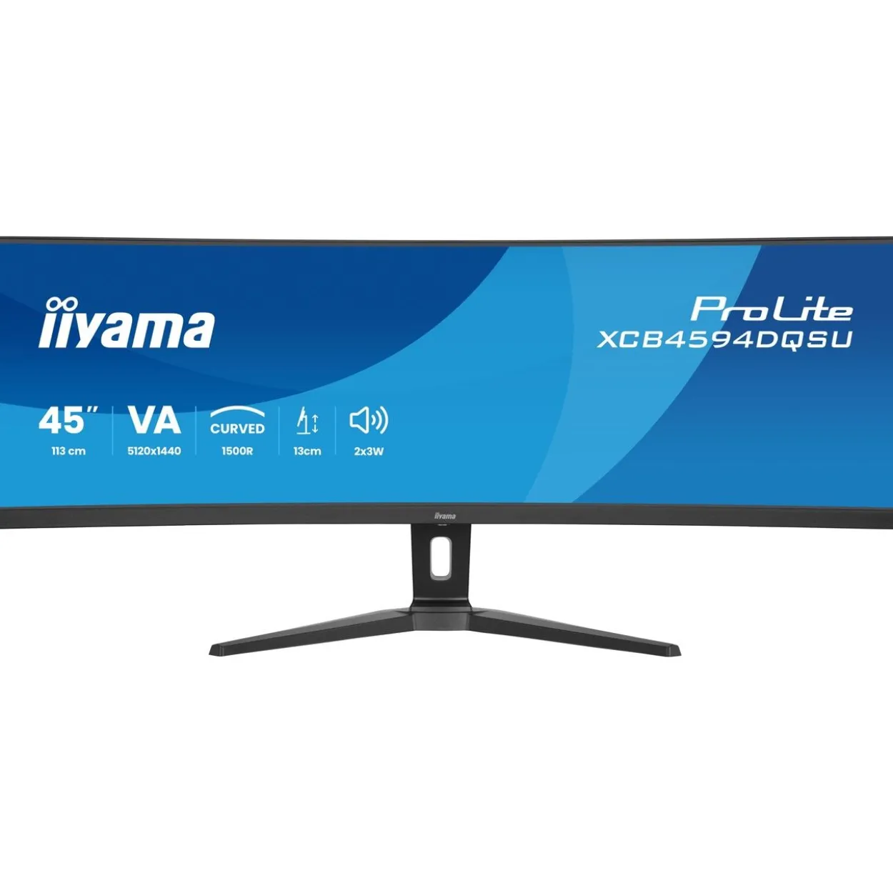 44.5" (113,03cm) iiyama ProLite XCB4594DQSU-B1 schwarz 5120x1440 2xDisplayPort 1.2 / 2xHDMI 2.0