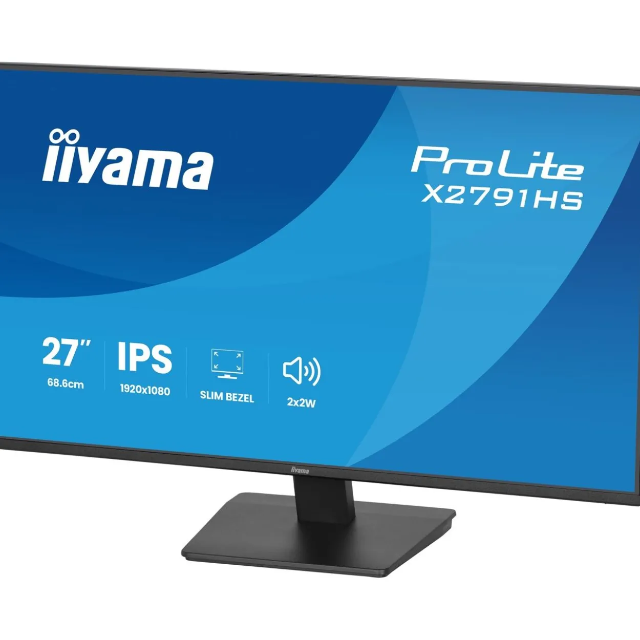 27" (68,58cm) iiyama ProLite X2791HS-B1 schwarz 1920x1080 1x DisplayPort 1.2 / 1xHDMI 1.4