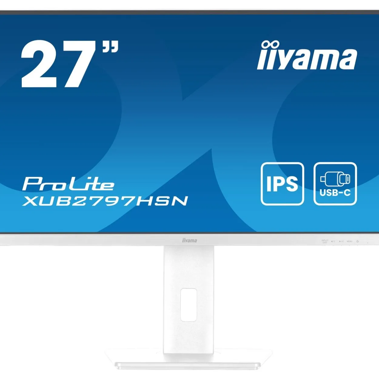 27" (68,58cm) iiyama ProLite XUB2797HSN-W2 Weiß 1920x1080 1x DisplayPort 1.2 / 1xHDMI 1.4
