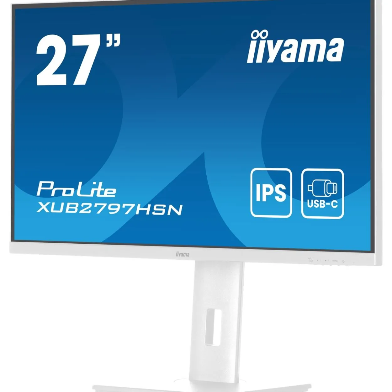 27" (68,58cm) iiyama ProLite XUB2797HSN-W2 Weiß 1920x1080 1x DisplayPort 1.2 / 1xHDMI 1.4