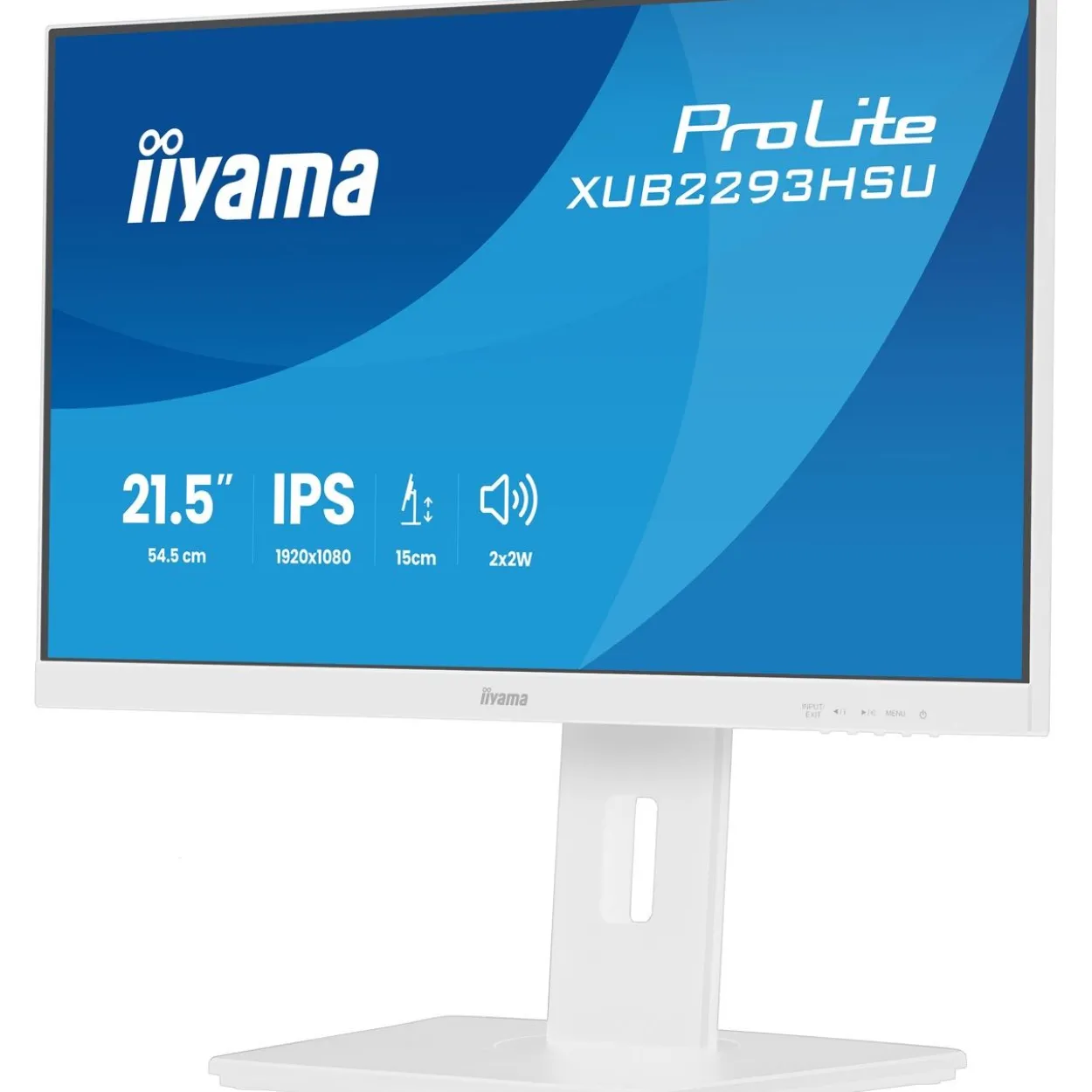 21,5" (54,61cm) iiyama ProLite XUB2293HSU-W7 Weiß 1920x1080 1xDisplayPort / 1xHDMI
