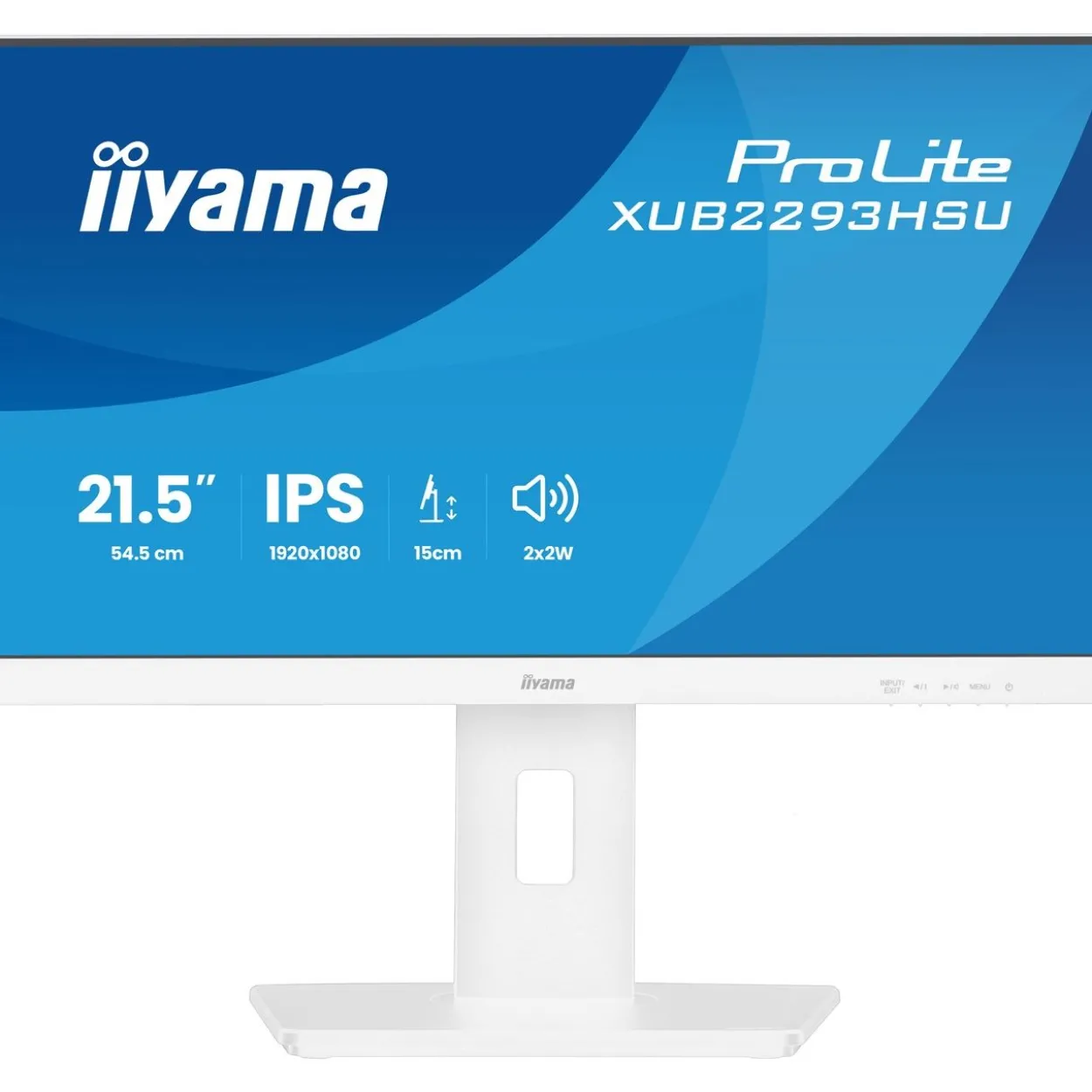 21,5" (54,61cm) iiyama ProLite XUB2293HSU-W7 Weiß 1920x1080 1xDisplayPort / 1xHDMI