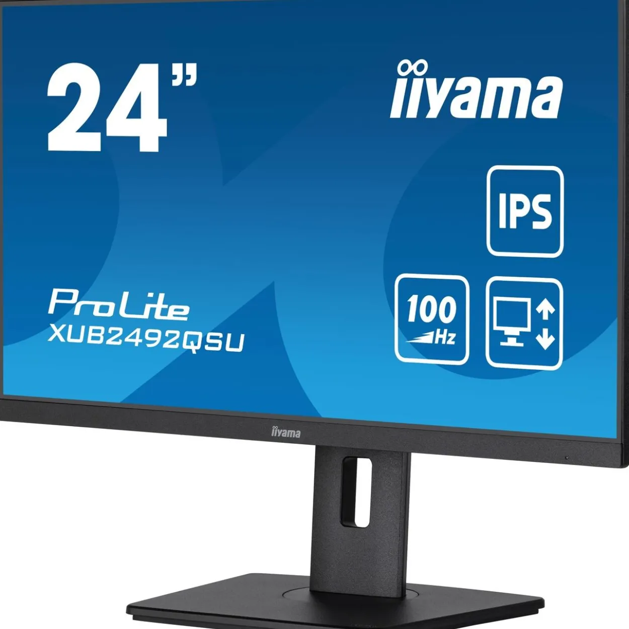 24" (60,96cm) iiyama ProLite XUB2492QSU-B1 schwarz 2560x1440 1xDisplayPort / 1xHDMI
