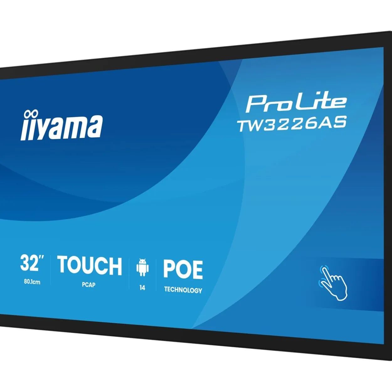31.5" (80,01cm) iiyama TW3226AS-B3P 16:9 M-Touch M-HDMI Andr.