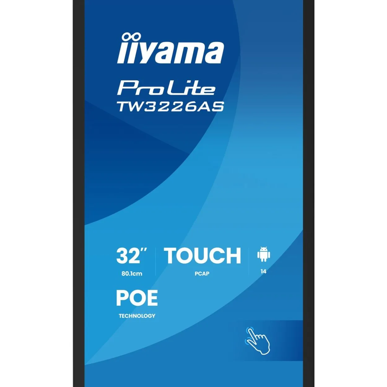 31.5" (80,01cm) iiyama TW3226AS-B3P 16:9 M-Touch M-HDMI Andr.