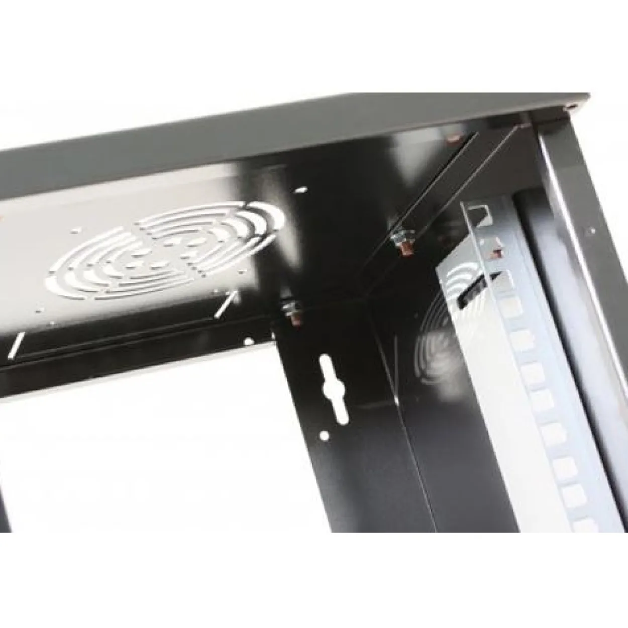 10" (25,40cm) Intellinet Wandverteiler 6HE 300x300mm montiert schwarz