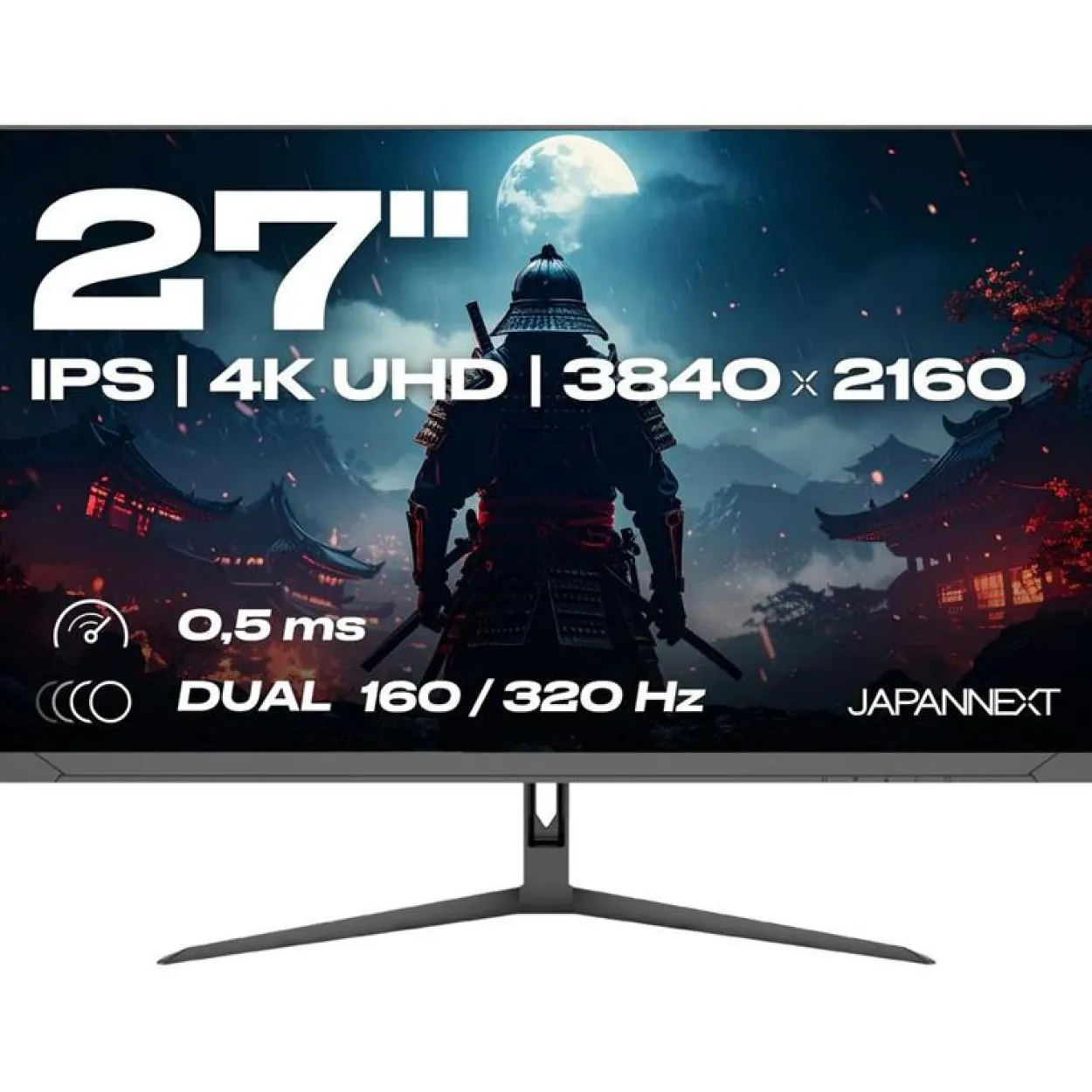 27" (68,58cm) JAPANNEXT JN-I270UHD16FHD32 schwarz 3840x2160 1xDisplayPort 1.4 / 1xHDMI 2.1