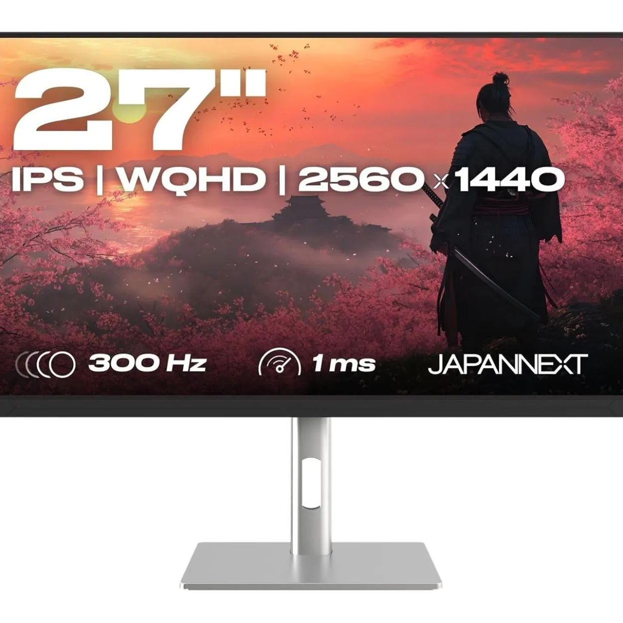 27" (68,58cm) JAPANNEXT JN-I270WQHD300F-HSP schwarz 2560x1440 1xDisplayPort 1.4 / 2xHDMI 2.0