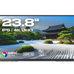 23,8" (60,47cm) JAPANNEXT JN-MD-IPS238U-C6 schwarz 3840x2160 1xHDMI 2.0