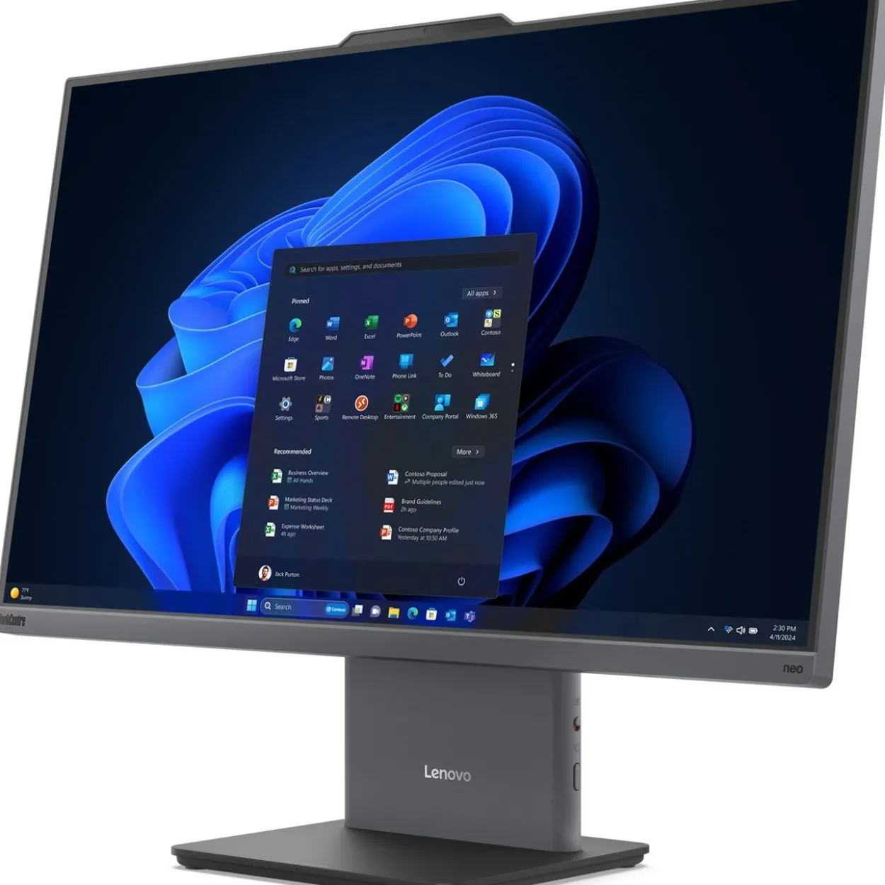 27" (68,58cm) Lenovo ThinkCentre Neo50a-27 G5 i7-13620H 16/512 FHD W11P