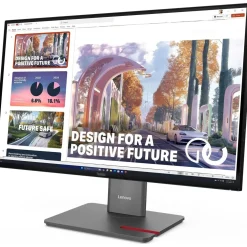 27" (68,58cm) Lenovo ThinkVision P27QD-40 schwarz 2560x1440 1xDisplayPort 1.4 / 1xHDMI 2.1 / 1x USB-C mit Displayport