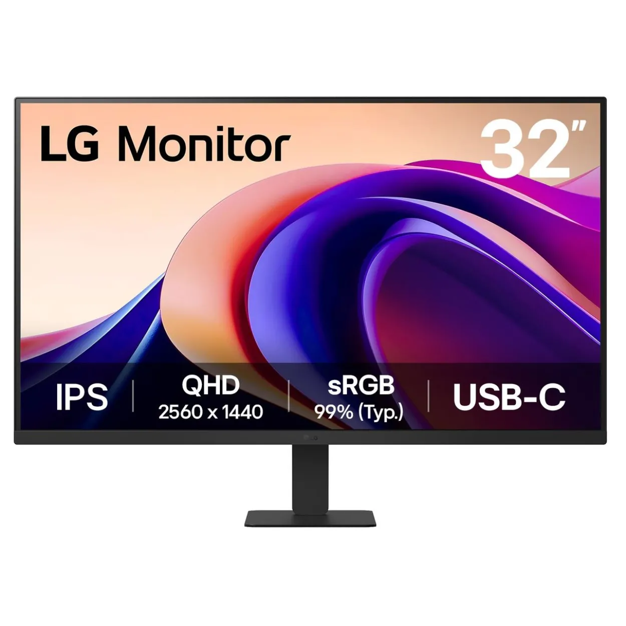 31.5" (80,01cm) LG Electronics 32U631A-B schwarz 2560x1440 1xHDMI / 1x USB-C mit Displayport