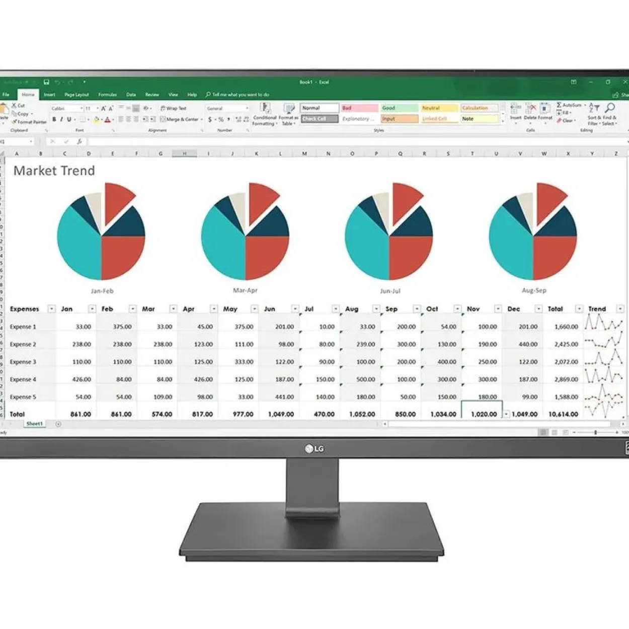 27" (68,58cm) LG Electronics 27UK670-B schwarz 3840x2160 2xHDMI