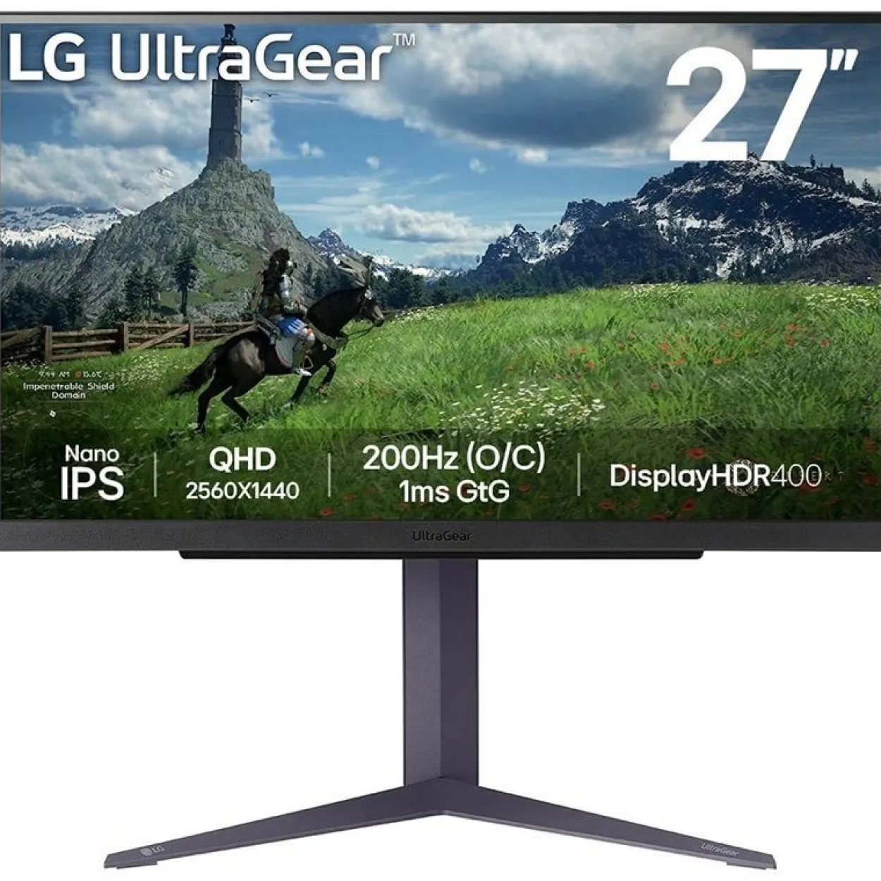 27" (68,58cm) LG Electronics UltraGear 27GS85Q-B schwarz 2560x1440 1xDisplayPort 1.4 / 2xHDMI 2.0