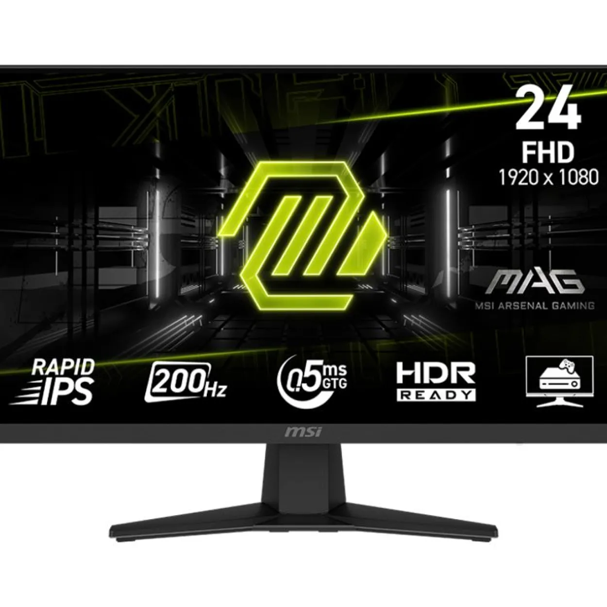 23,8" (60,47cm) MSI MAG 244F schwarz 1920x1080 1x DisplayPort 1.2a / 1xHDMI 2.0