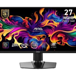 26,5" (67,31cm) MSI MAG 272QPDE QD-OLED X24 schwarz 2560x1440 1xDisplayPort 1.4a / 1x USB-C mit Displayport / 2x HDMI 2.1