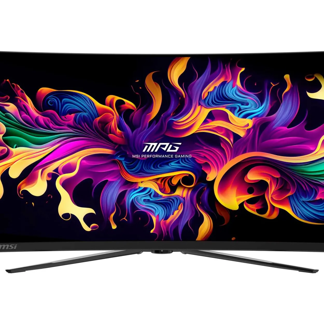 31.5" (80,01cm) MSI MPG 321CURXDE QD-OLED schwarz 3840x2160 1xDisplayPort 1.4a / 1x USB-C mit Displayport / 2x HDMI 2.1