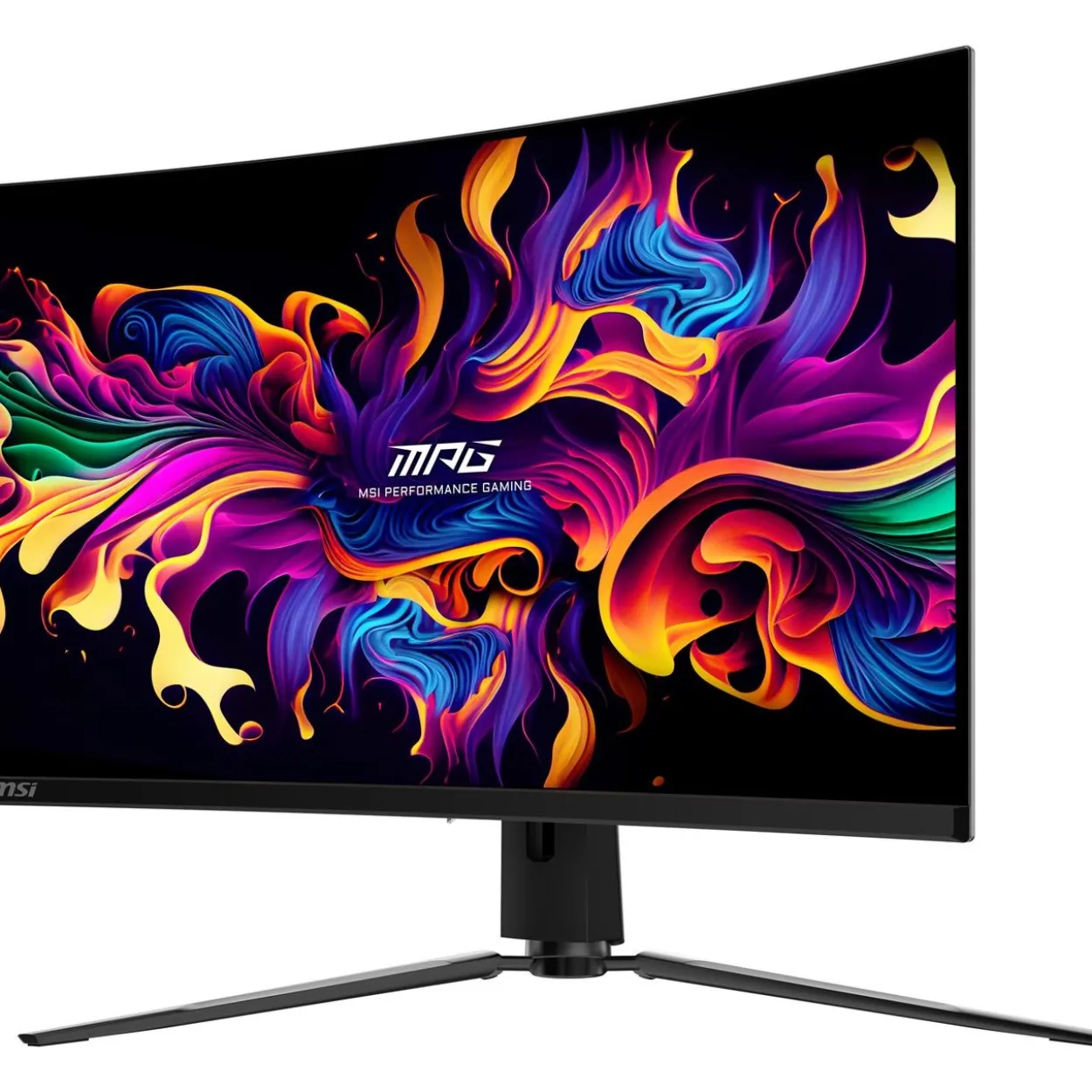 31.5" (80,01cm) MSI MPG 321CURXDE QD-OLED schwarz 3840x2160 1xDisplayPort 1.4a / 1x USB-C mit Displayport / 2x HDMI 2.1