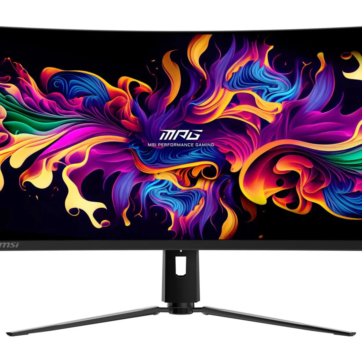 31.5" (80,01cm) MSI MPG 321CURXDE QD-OLED schwarz 3840x2160 1xDisplayPort 1.4a / 1x USB-C mit Displayport / 2x HDMI 2.1