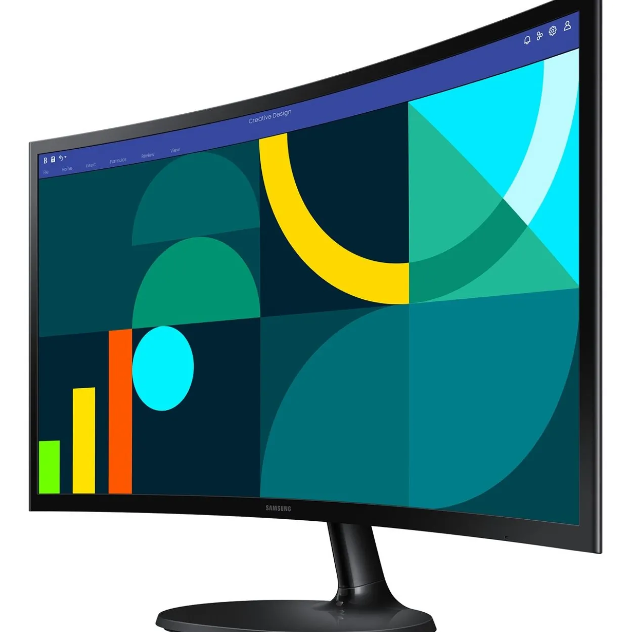 24" (60,96cm) Samsung Curved S36GD schwarz 1920x1080 1xHDMI / 1xVGA