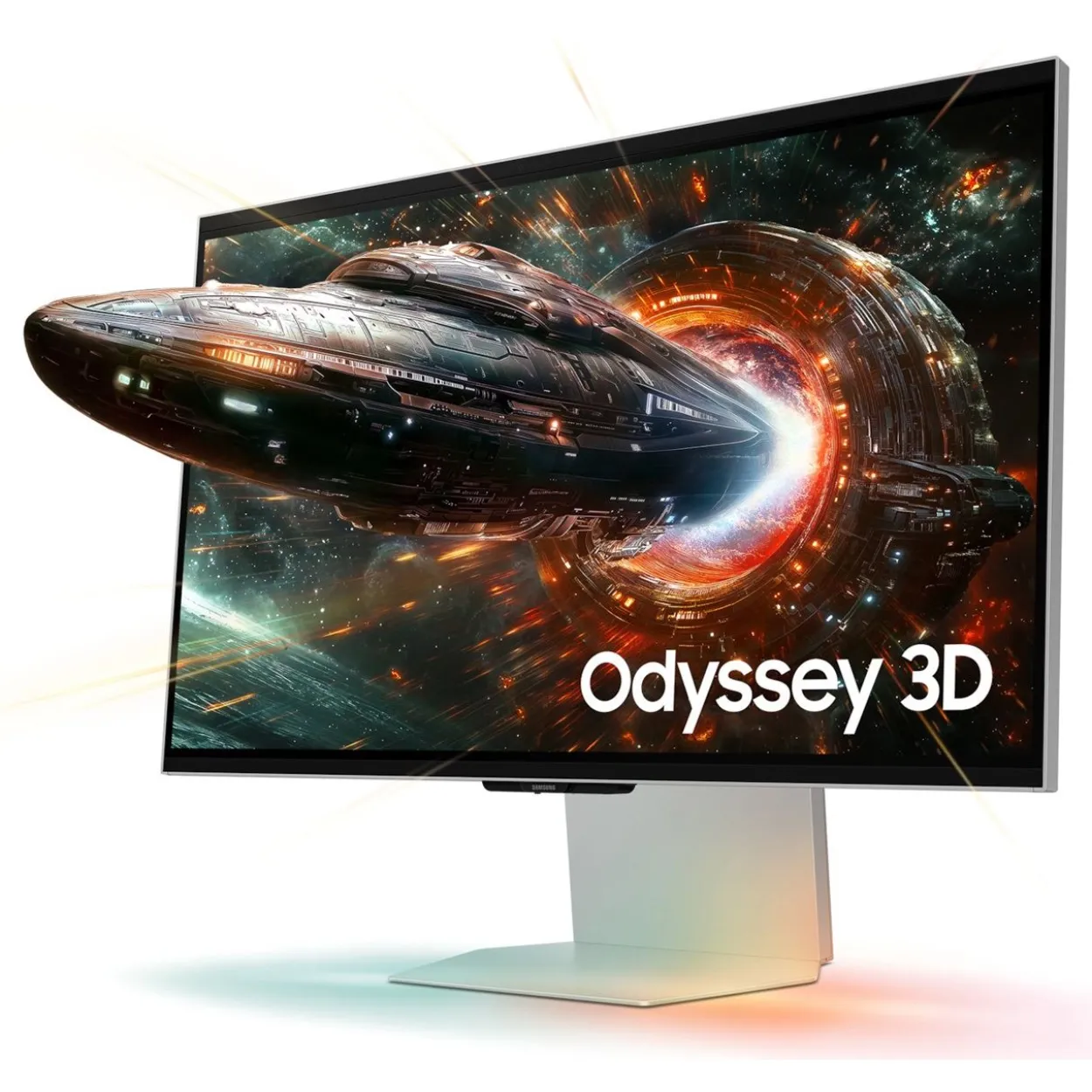 27" (68,58cm) Samsung Odyssey 3D G90XF schwarz/silber 3840x2160 1xDisplayPort 1.4 / 2x HDMI 2.1