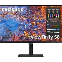 27" (68,58cm) Samsung ViewFinity S8 S27B800PXP schwarz 3840x2160 1xUSB-Typ-C / 1xDisplayPort 1.4 / 1x HDMI 2.0