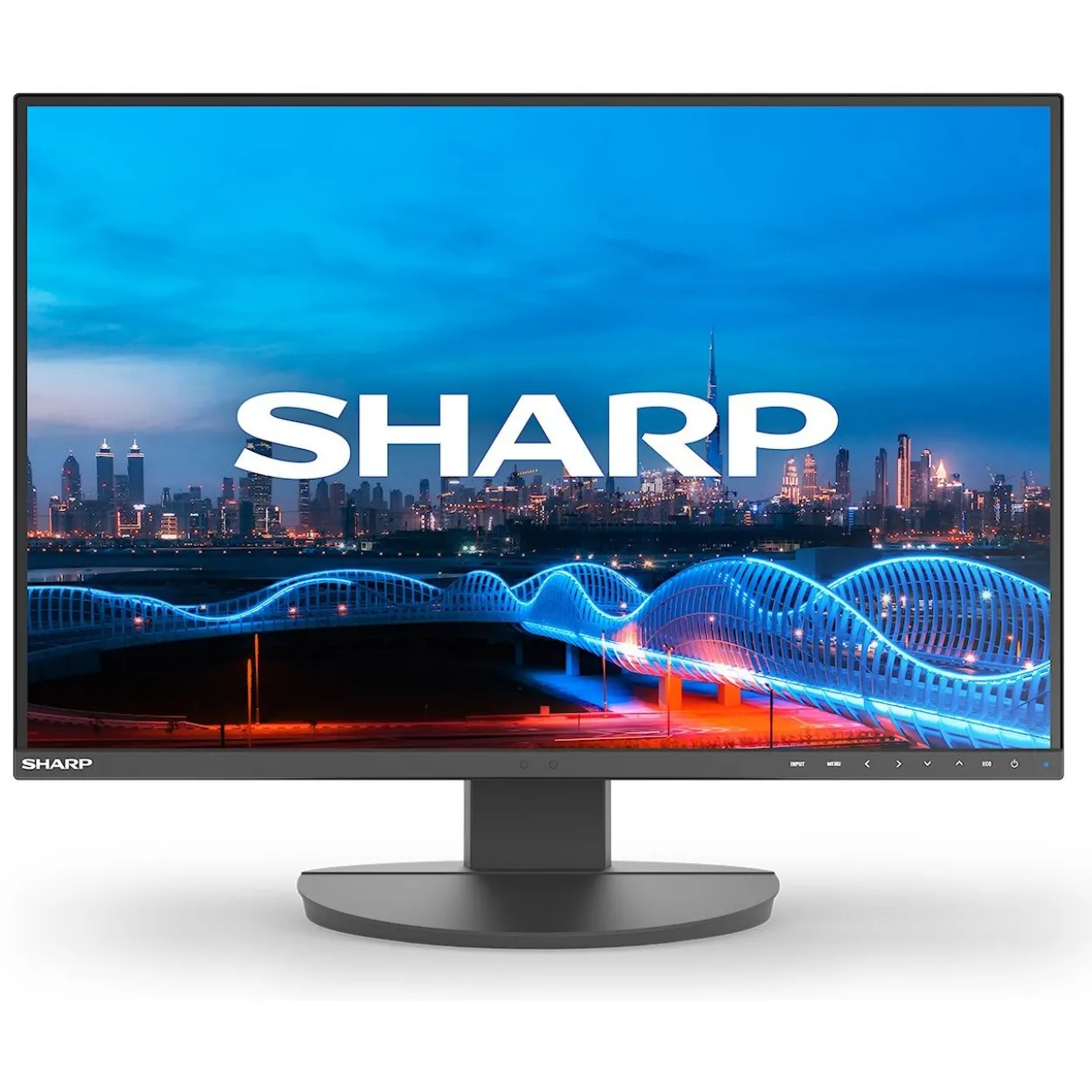 24" (60,96cm) Sharp MultiSync EA241W-BK schwarz 1920x1200 1xDisplayPort / 1xDVI / 1xHDMI / 1xVGA