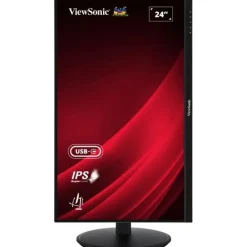 23,8" (60,47cm) ViewSonic VG2409-MHDU-2 schwarz 1920x1080 1x DisplayPort 1.2 / 1xHDMI 1.4 / 1x USB-C mit Displayport
