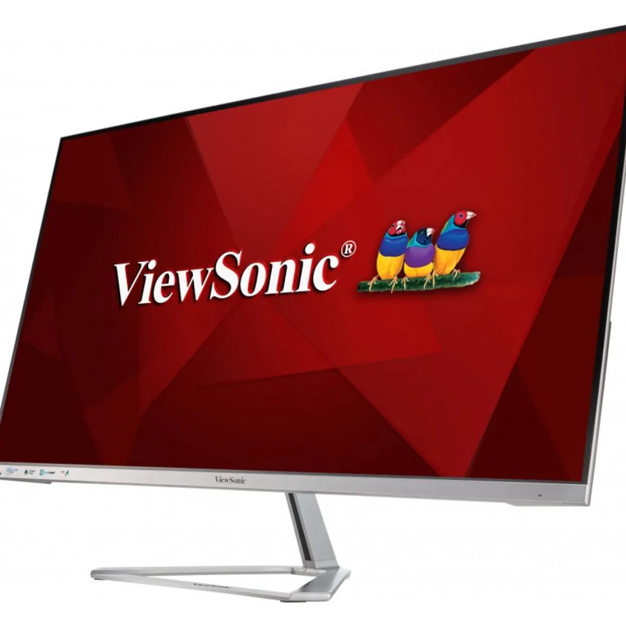 32" (81,28cm) ViewSonic VX3276-MHD-3 silber 1920x1080 1xDisplayPort 1.4 / 1xHDMI 1.4 / 1xVGA