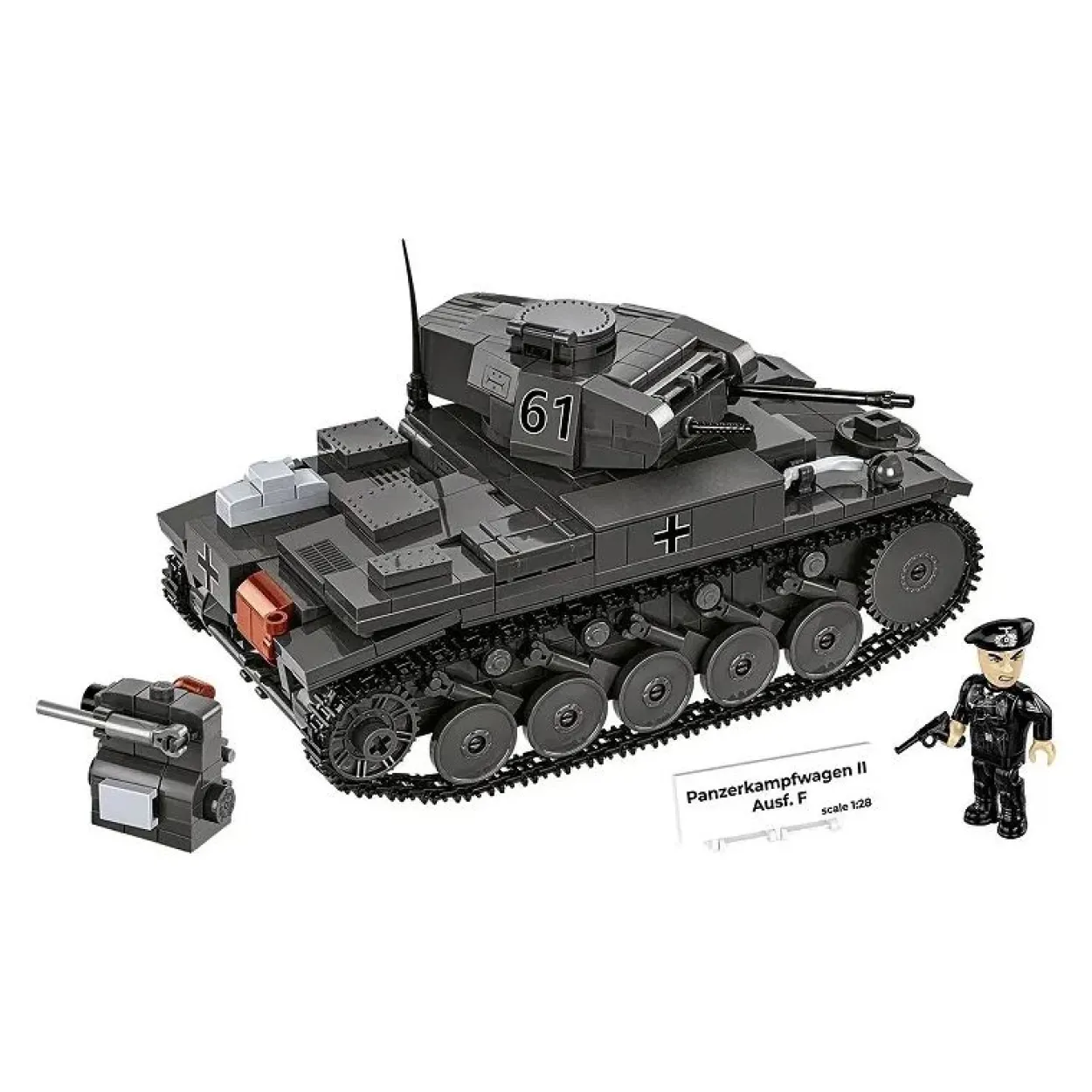 Cobi Panzerkampfwagen II Ausf. F (Maßstab 1:28)