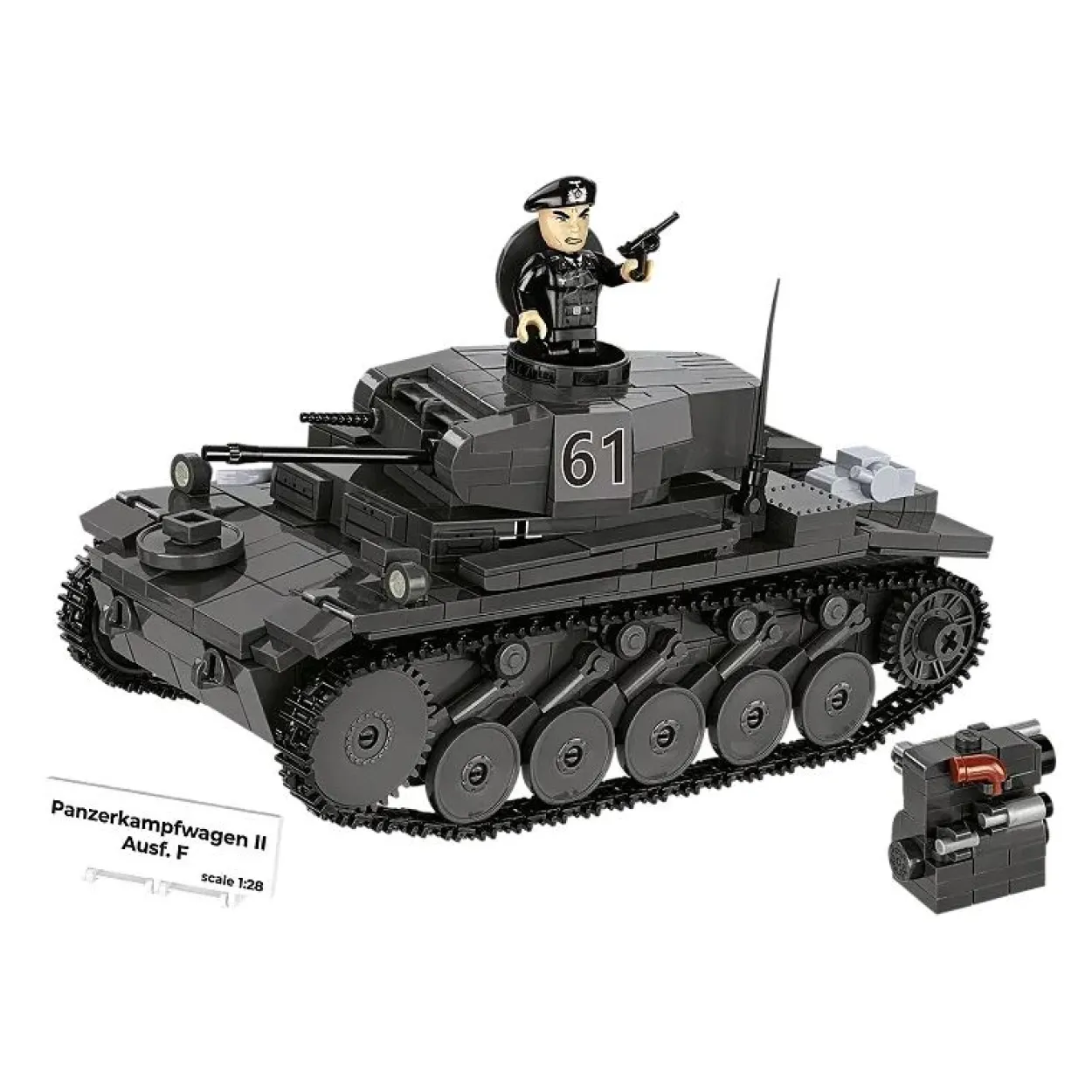 Cobi Panzerkampfwagen II Ausf. F (Maßstab 1:28)