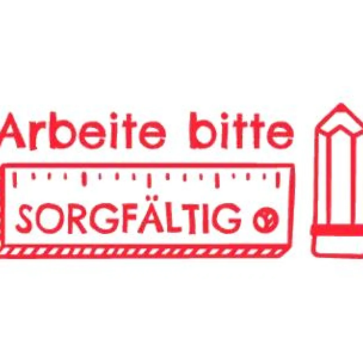 COLOP NIO School Stempel "sorgfälliger" retail