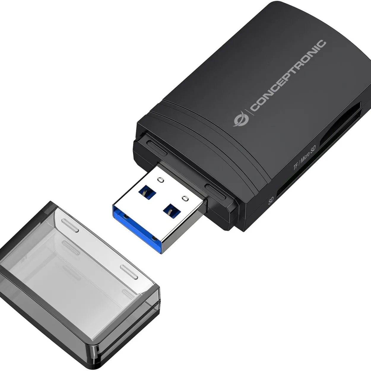 Conceptronic Card Reader USB-A -> Micro SD/TF 4.0 schwarz