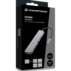 Conceptronic 6-1 Dock USB-C-><noscript><img width=