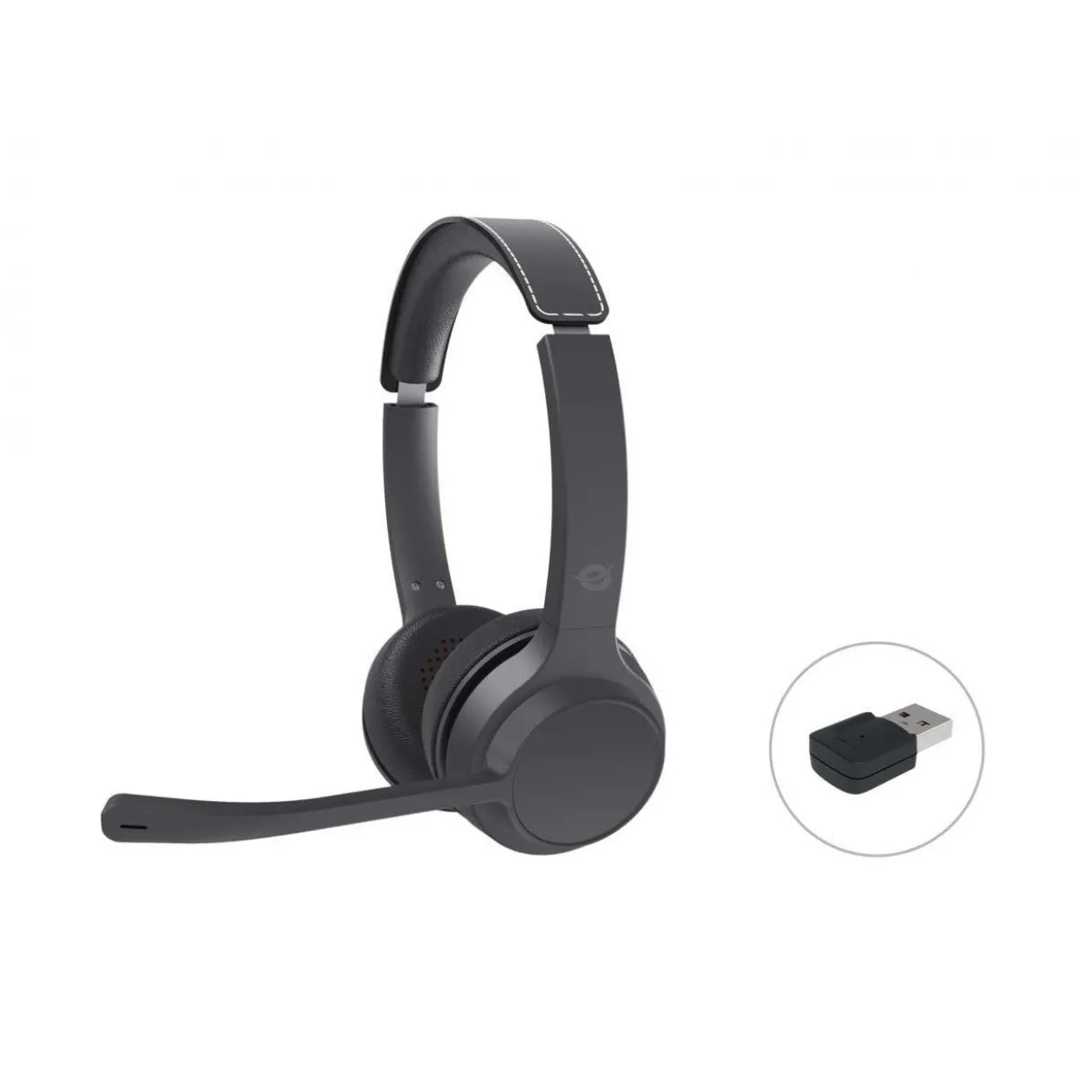 Conceptronic Headset Wireless Bluetooth inkl USB-Adapter sw